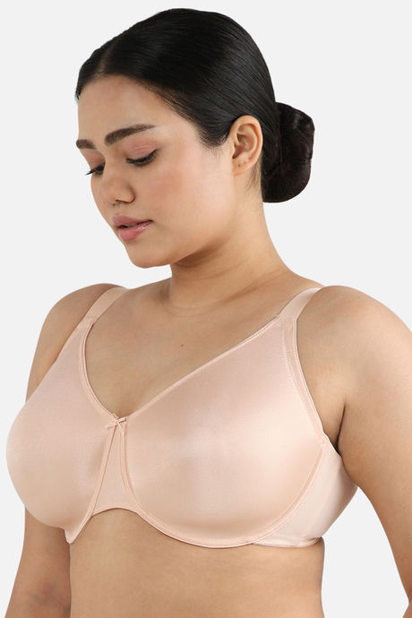 Wacoal Single Layered Wired Full Coverage Minimiser Bra - Cream Tan — image 4